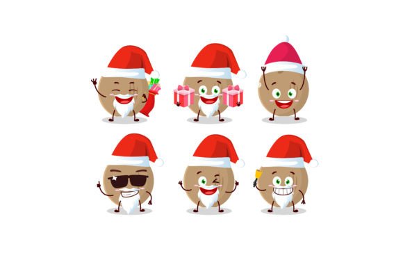 Brown Coconut Christmas Illustrations Review