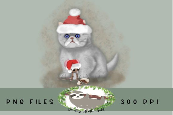 Christmas Cat Mouse Illustrations Review