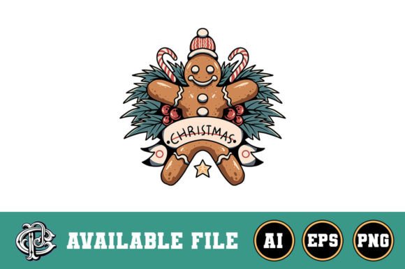 Christmas Cookie T-shirt Design: Sweet Illustrations