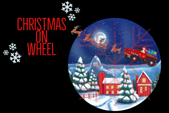 Christmas on Wheels: Fresh Illustrations for Holiday Branding