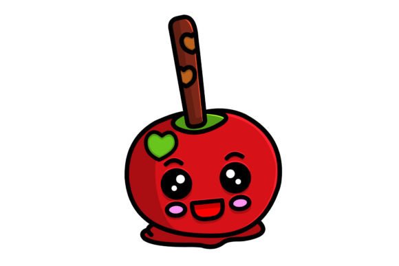 Cute Apple Christmas Vector for Illustrations
