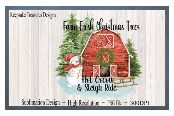 Farm Fresh Christmas Tree PNG for Illustrations