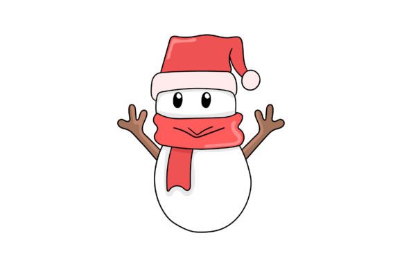 Little Snowman Welcoming Christmas Illustrations Review