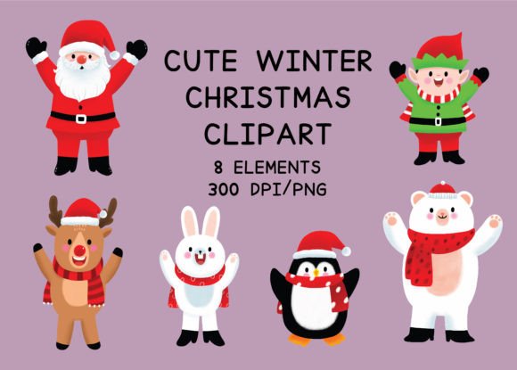 Reviewing Cute Cartoon Winter Christmas Clipart for Embroidery