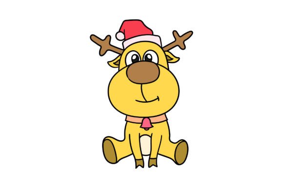 Reviewing the Christmas Reindeer Sitting Waiting Design
