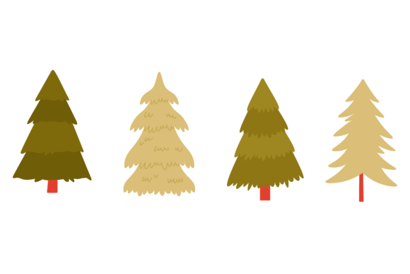 Set Tree Christmas Bundle: Festive Illustrations
